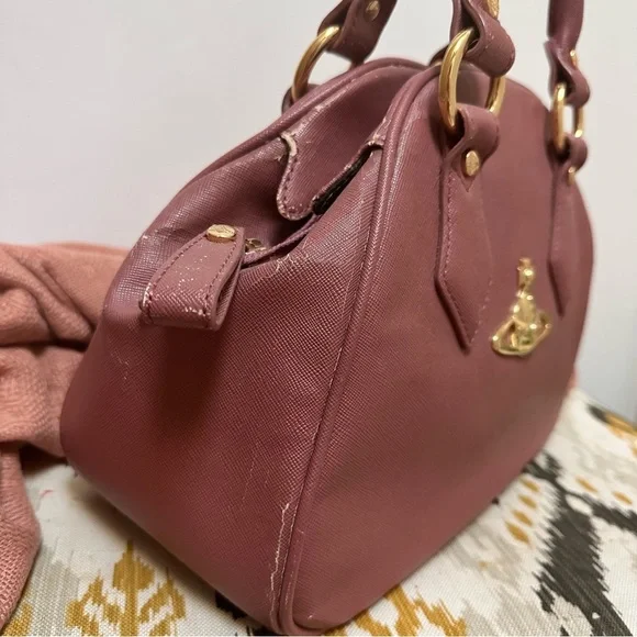 Vivienne Westwood Vintage Yasmine Bag | Rose Pink - Picture 6 of 13